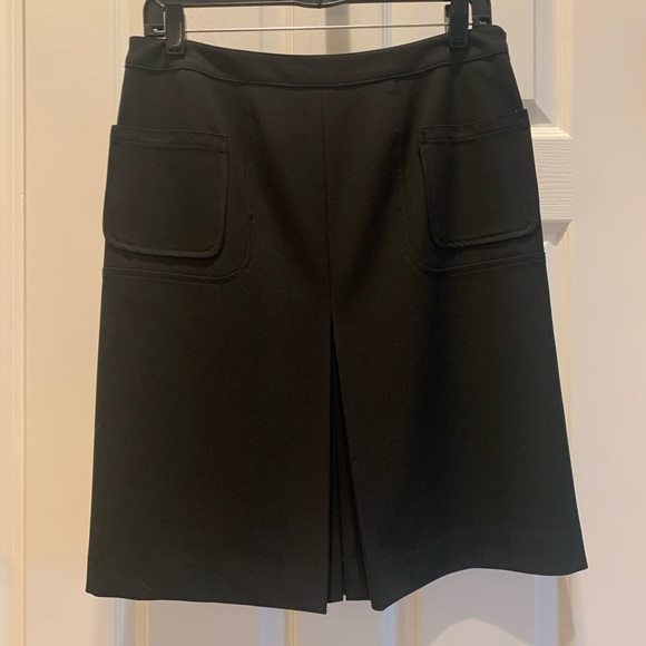 INC International Concept NWOT A-line skirt Size 8 Black - Picture 1 of 5